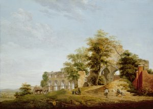 Ruiny opatství Buildwas, 1770