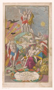 Atlas a Hercules dragen sternerhemel Název: Johann Baptista Homann, Atlas Novus Terrarum Orbis Imperia, Regna et Status Exacte Tabulis Geographicè Demonstrants, 1729 od Michael Rössler