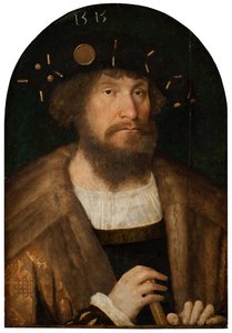 Portrét dánského krále Kristiána II. 1481-1559, 1514 nebo 1515