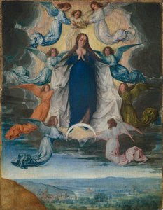 Nanebevzetí Panny Marie, c. 1500.