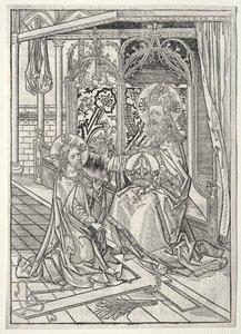 Der Schatzbehalter: The Trinity, 1491. od Michael Wolgemut