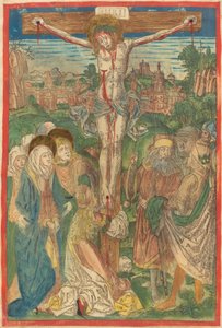 Ukřižování se svatou Marií Magdalenou od Michael Wolgemut