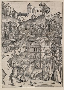 Druhá část podobenství o milosrdném Samaritánovi, c1491 od Michael Wolgemut