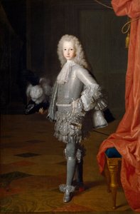 ""Portrét Ludvíka I. Španělského (1707-1724)"" (Louis I. jako princ z Asturie) Obraz Michelangela Houasse (1680-1730) 1717 Rozměr 172x112 cm Museo del Prado, Madrid