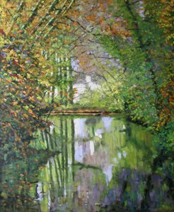 Pohled na Essonne, od Michel Bultet