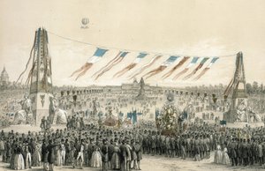 Fete de la Concorde, Paříž od Michel C. and Gaildrau Jules (1816 98) Fichot