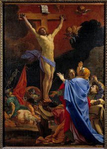 Kristus na kříži. Obraz Michela Dorignyho (1617-1665)