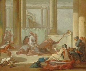 Klanění lebek, c. 17331734.