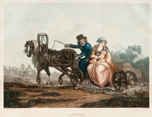 Jízda na saních, 1830-1840