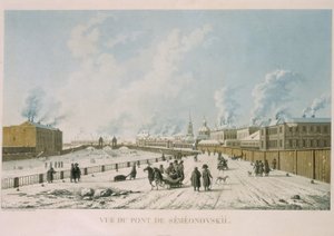 Semjonovskij most v Petrohradu, 1813