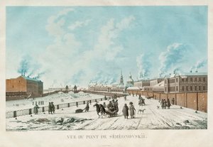 Semjonovskij most v Petrohradu, 1813