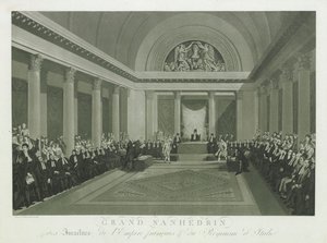 Velký Sanhedrin Izraelitů od Napoleona I., 1806. od Michel François Damame Demartrais