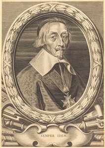 Armand Jean du Plessis, kardinál Richelieu od Michel Lasne
