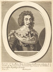 Louis Sieur z Maine od Michel Lasne after Pierre Jean Mariette