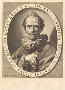 Jean Charles Doria od Michel Lasne after Simon Vouet
