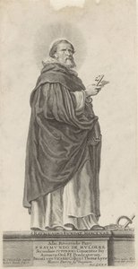 Heilige Raymond van Peñafort St. Raymond Founds. žoldák (titul na předmětu) od Michel Natalis