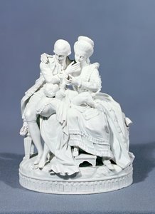The Happy Parents, Meissen, c.1770 (porcelán)