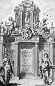 Frontispis Tableaux du Temple des Muses, 1655.
