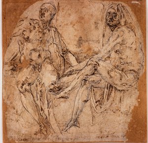 Studie aktů od Michelangelo (after) Buonarroti