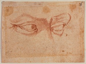 Studium očí od Michelangelo (after) Buonarroti
