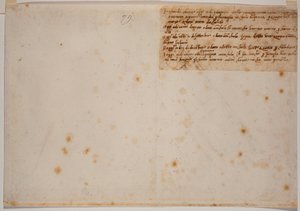 Vzpomínky s autogramem od Michelangelo Buonarroti