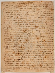 Vzpomínka s autogramem od Michelangelo Buonarroti
