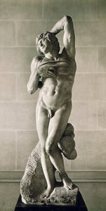V zajetí, řekl Umírající otrok od Michelangelo Buonarroti