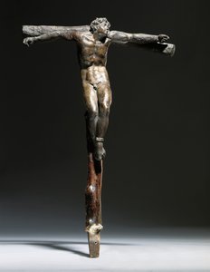 Ukřižovací skupina Krista, dobrého zloděje a zlého zloděje od Michelangelo Buonarroti