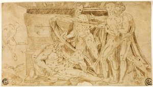 Noemova opilost od Michelangelo Buonarroti