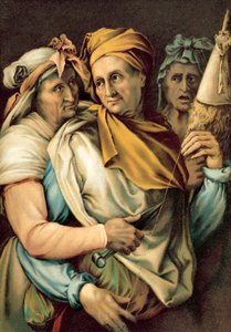 Le Parche (chromolitho) od Michelangelo Buonarroti