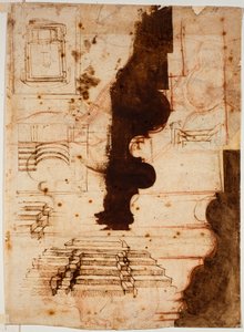 Plány pro schody od Michelangelo Buonarroti