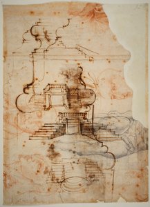 Plány pro schody od Michelangelo Buonarroti