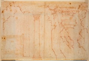 Studie z římských památek od Michelangelo Buonarroti