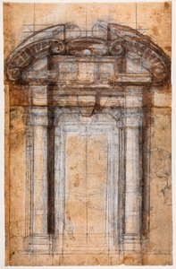 Studie pro Porta Pia od Michelangelo Buonarroti