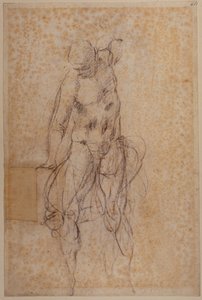 Studium pro vzkříšeného Krista od Michelangelo Buonarroti