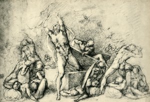 Vzkříšení, c1532, 1943. od Michelangelo Buonarroti