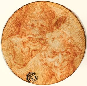 Dva ďáblové od Michelangelo Buonarroti