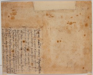Verše s autogramem od Michelangelo Buonarroti