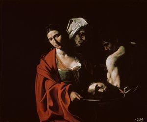 Salome s hlavou Jana Křtitele, cca 1607.