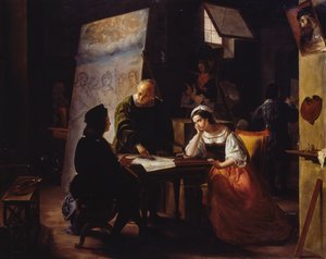 V Raffaellově studiu od Michelangelo Fumagalli