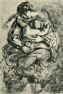 Madonna a dítě, konec 16.-začátek 17. století, 1943. od Michelangelo Merisi Caravaggio