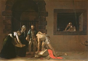 Stětí sv. Jana Křtitele, 1608 od Michelangelo Merisi Caravaggio