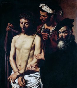 Hle muž, kolem 1605 (olej na plátně) od Michelangelo Merisi da Caravaggio