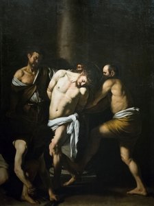 Bičování Krista od Michelangelo Merisi da Caravaggio