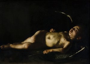 Nukkuva Amor od Michelangelo Merisi da Caravaggio