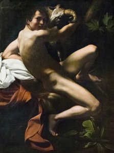 Svatý Jan Křtitel, Mládež s beranem od Michelangelo Merisi da Caravaggio
