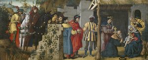 Klanění tří králů, kolem 1500-10 od Michelangelo di Pietro Mencherini