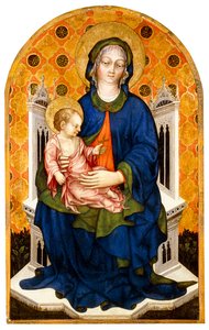 Madonna s dítětem na trůnu,