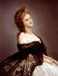 Virginia Oldoini, hraběnka z Castiglione, podle fotografie Pierra-Louise Piersona, 1862