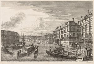 Výhled na Benátky: Canal Grande od Michele Marieschi